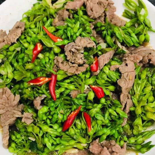 Bò xào thiên lý
