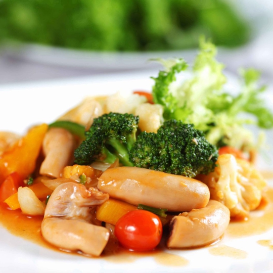 Dòi trường xào chua ngọt