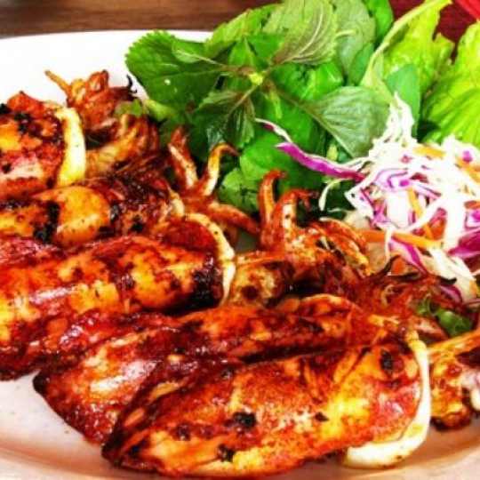 mực trứng nướng muối ớt