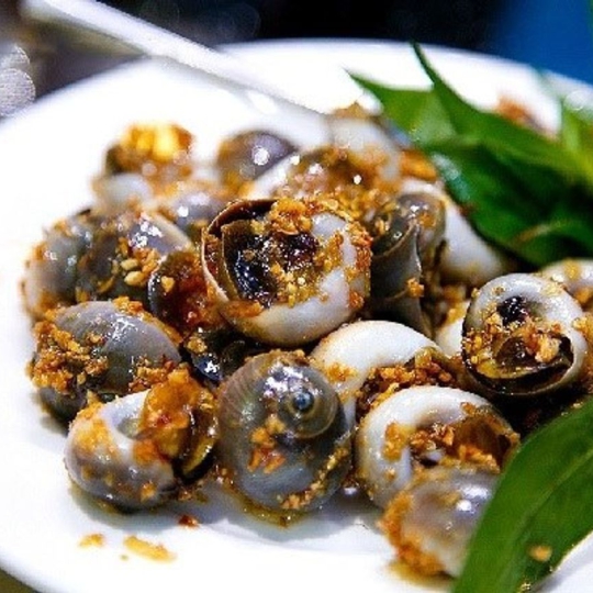 ốc mỡ cháy tỏi