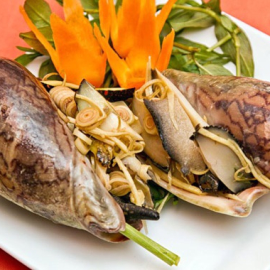 ốc vôi hấp