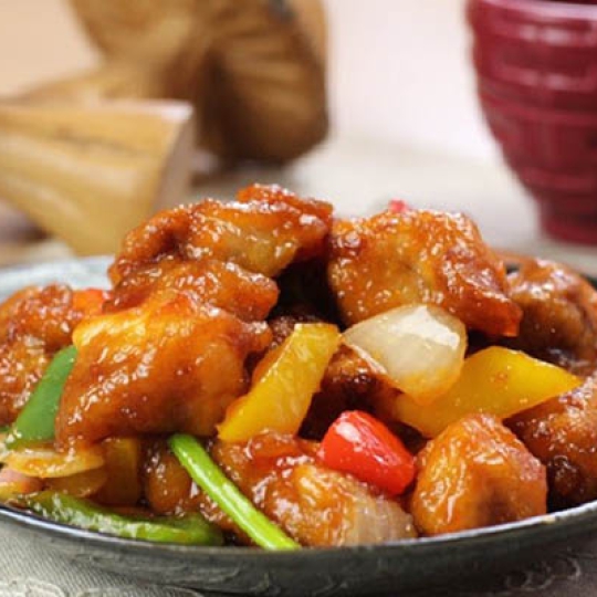 Sườn non xào chua ngọt