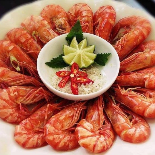 tôm hấp